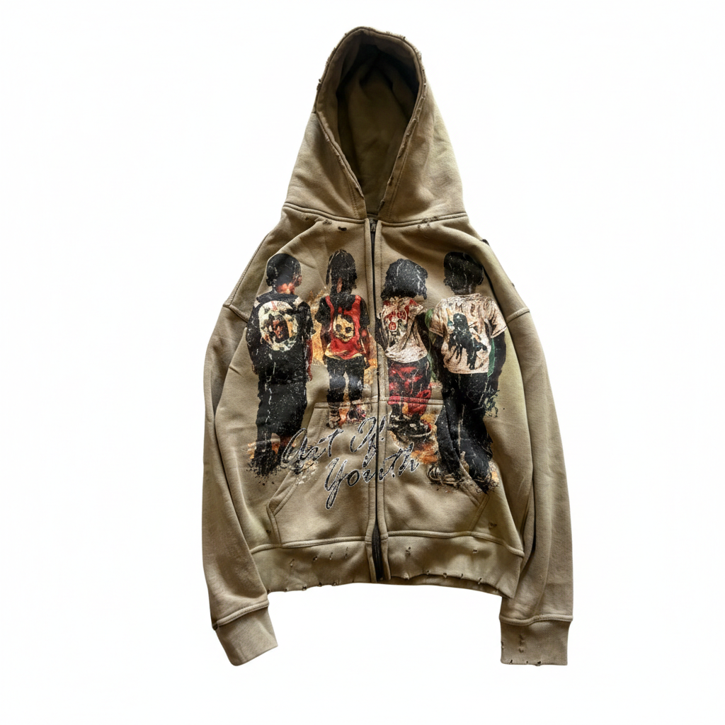 “Art of Youth” Zip-Up